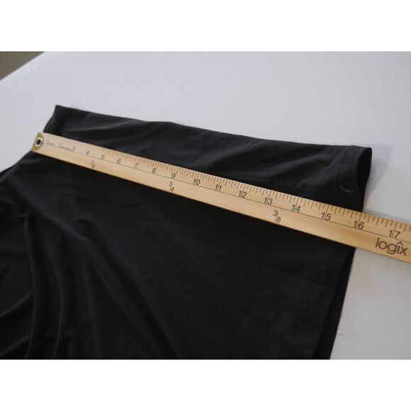 Calvin Klein Women's Plus Black Pleated Belted Cropped Wide Leg Pants 2X - Picture 9 of 9